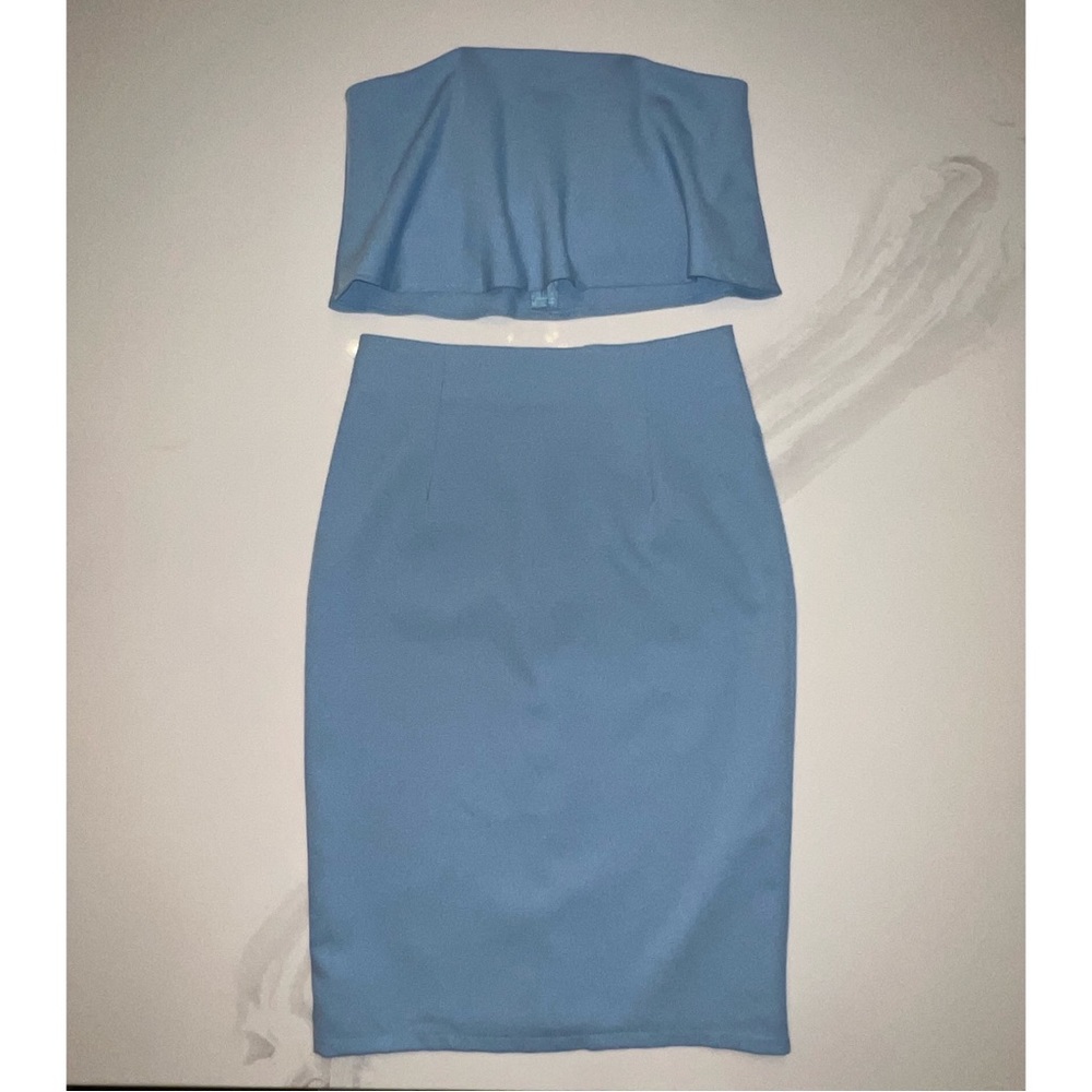 Sabo Skirt Baby Blue 2 Piece Set Size XS